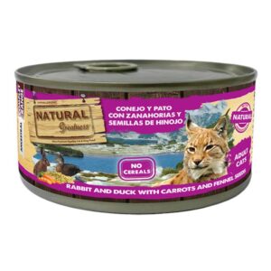 Natural Greatness katėms su triušiena, antiena, morkomis ir ramunėlėmis 185 g